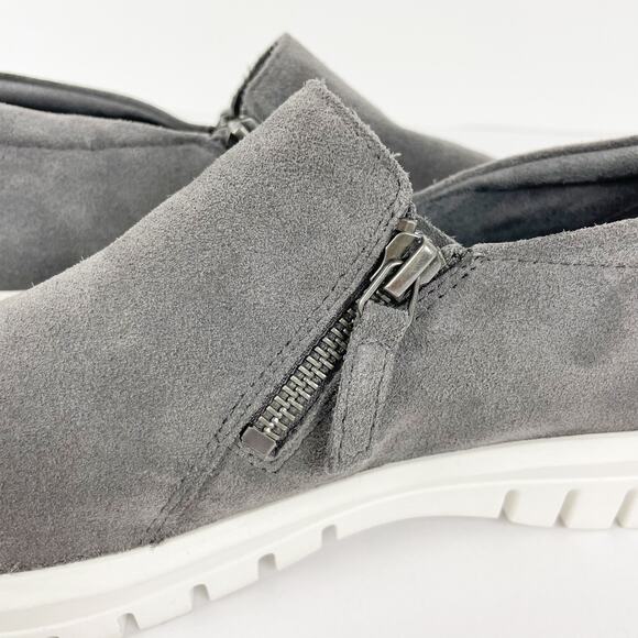 BLONDO Women's Faith Sneaker 9 Dark Grey Suede Waterproof Slip-on NWOB - Picture 10 of 13